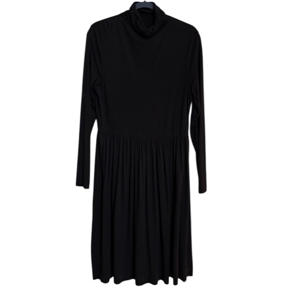 Black Turtle Neck Long Sleeve Dress Women’s Ladies Small